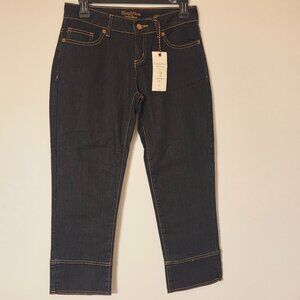 Vera Wang Wide Hem Denim Capri